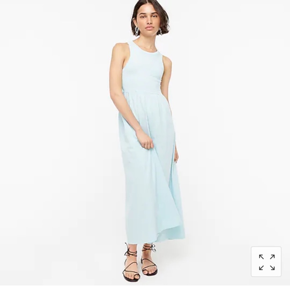 JCrew Cutaway Tank Maxi Dress NWT
